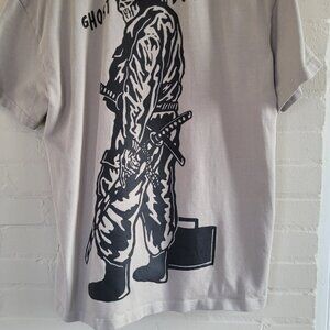 Warren Lotas Ghost Dog Samurai Skeleton T-Shirt Grey Large L